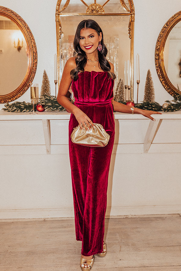 My Type Velvet Jumpsuit Image - 1