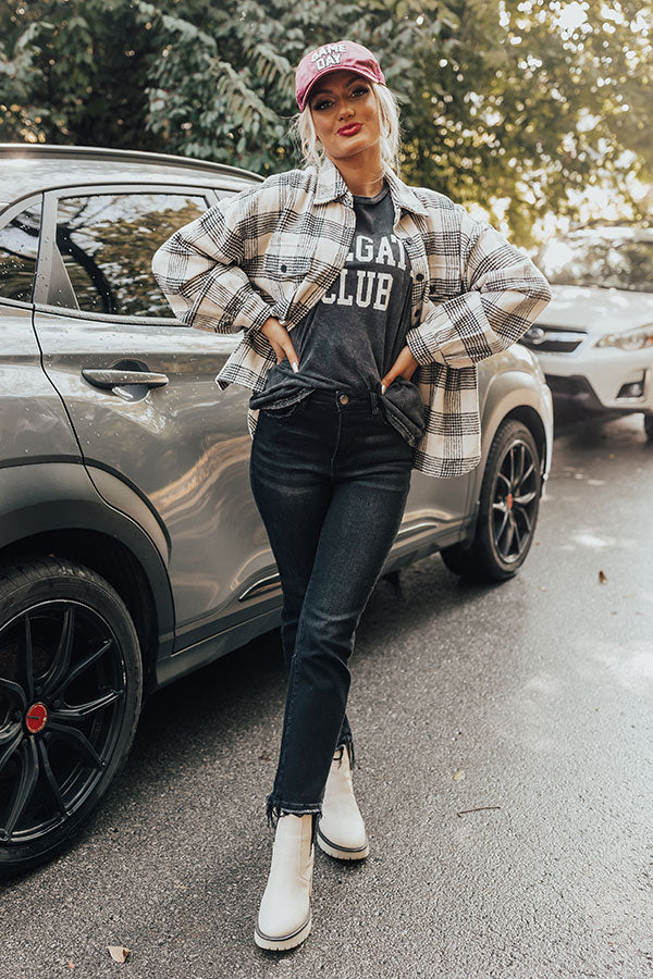 Tailgate Club Vintage Graphic Tee In Vintage Black Image - 1