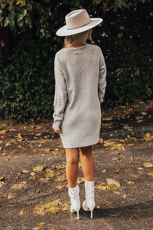 Very Chilly Sweater Dress In Grey Impressions Online Boutique Very Chilly Sweater Dress In Grey Impressions Online Boutique