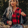 Colorado Cuddles Flannel In Red Image - 1