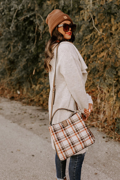 Plaid crossbody hot sale