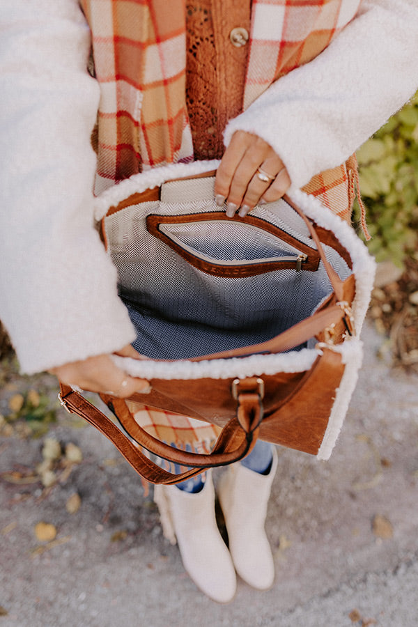 Ideal Day Faux Leather Tote