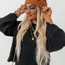 Wishlist Checkered Beanie In Rust Image - 1