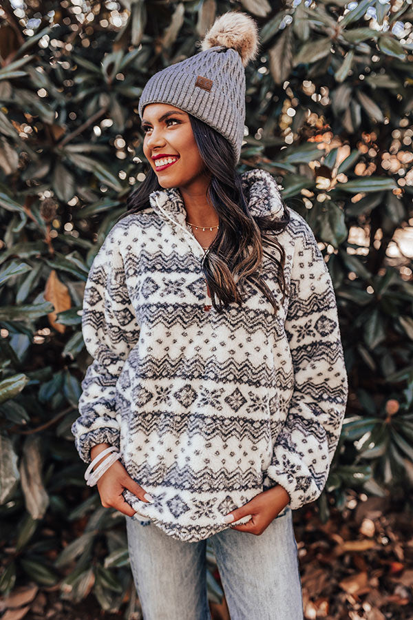 Bring The Cocoa Sherpa Pullover