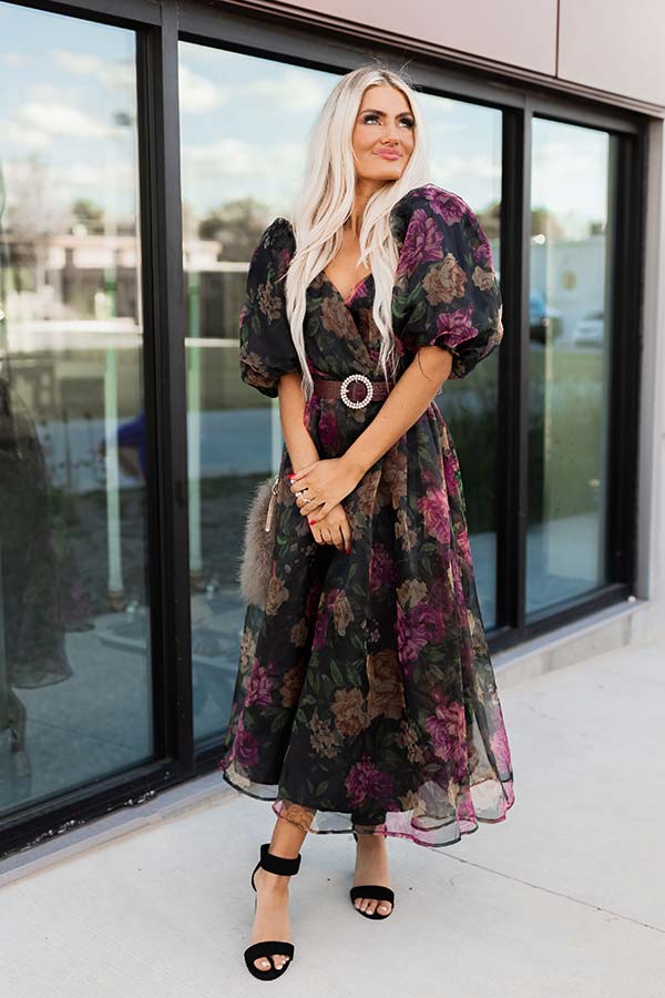 Can't Help Loving You Floral Midi