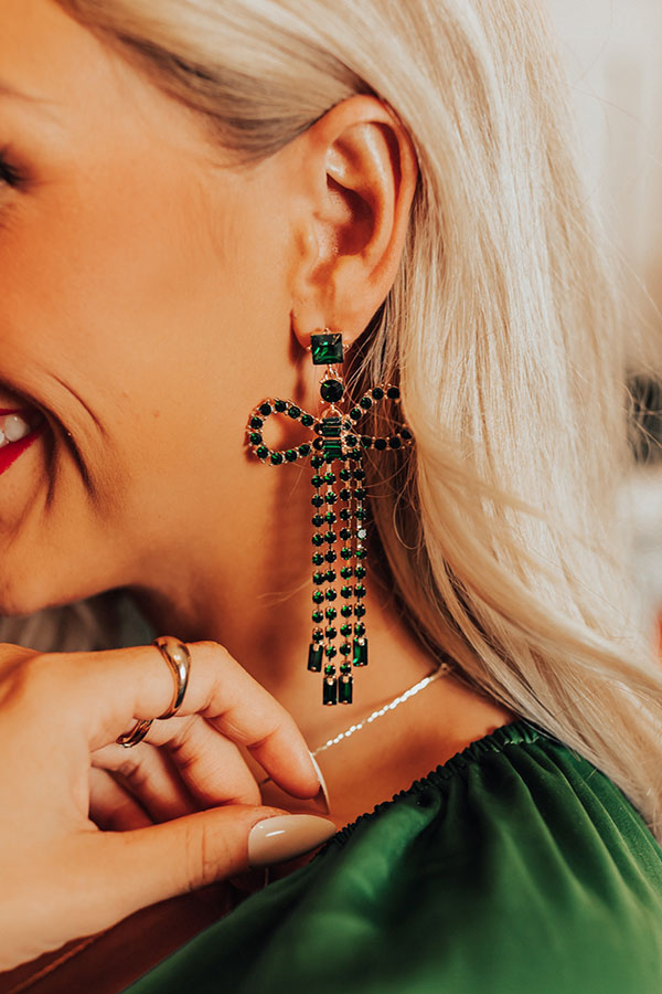 Tried And True Love Earrings In Emerald