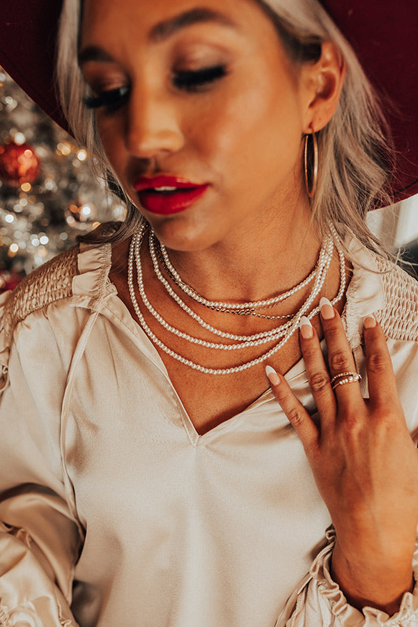 Once Upon A Pearl Layered Necklace
