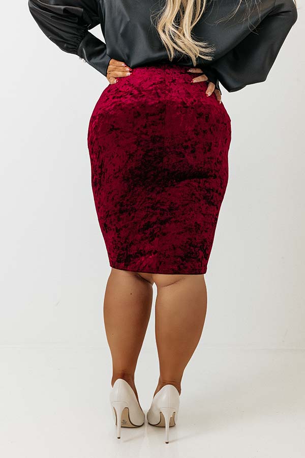 Velvet Noir Skirt Curves