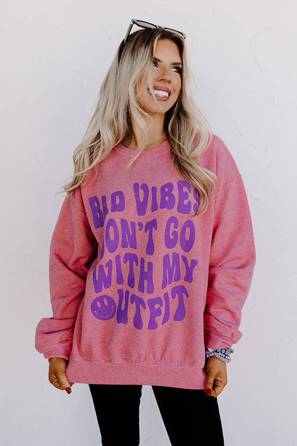 Bad Vibes Graphic Sweatshirt