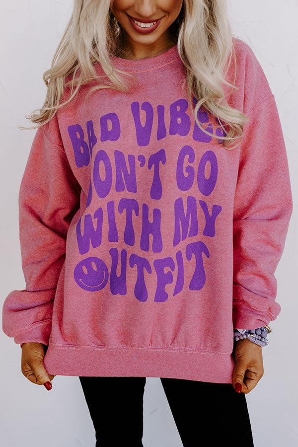 Bad Vibes Graphic Sweatshirt