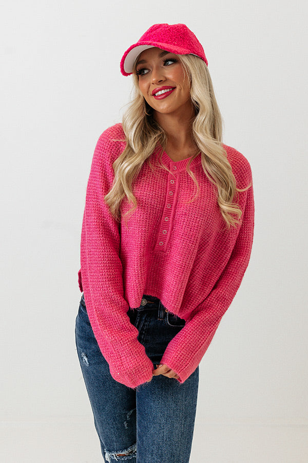 River Run Waffle Knit Sweater