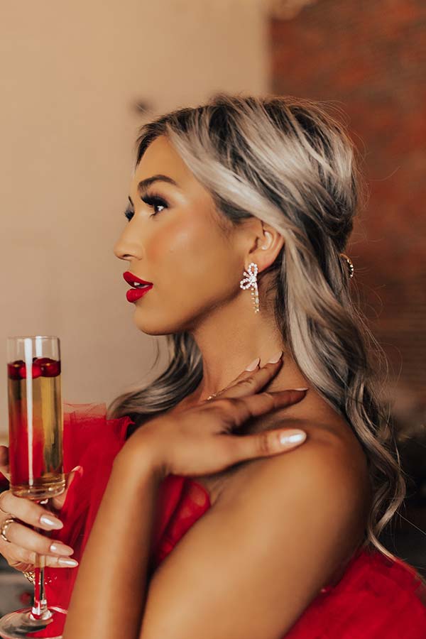 Cue The Lights Cubic Zirconia Earrings