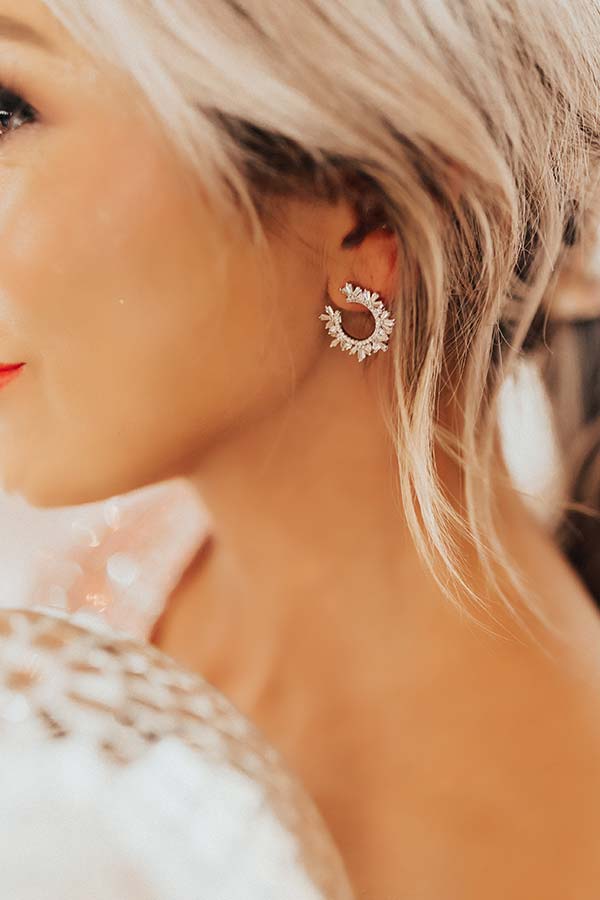 Sparkling Eyes Cubic Zirconia Earrings