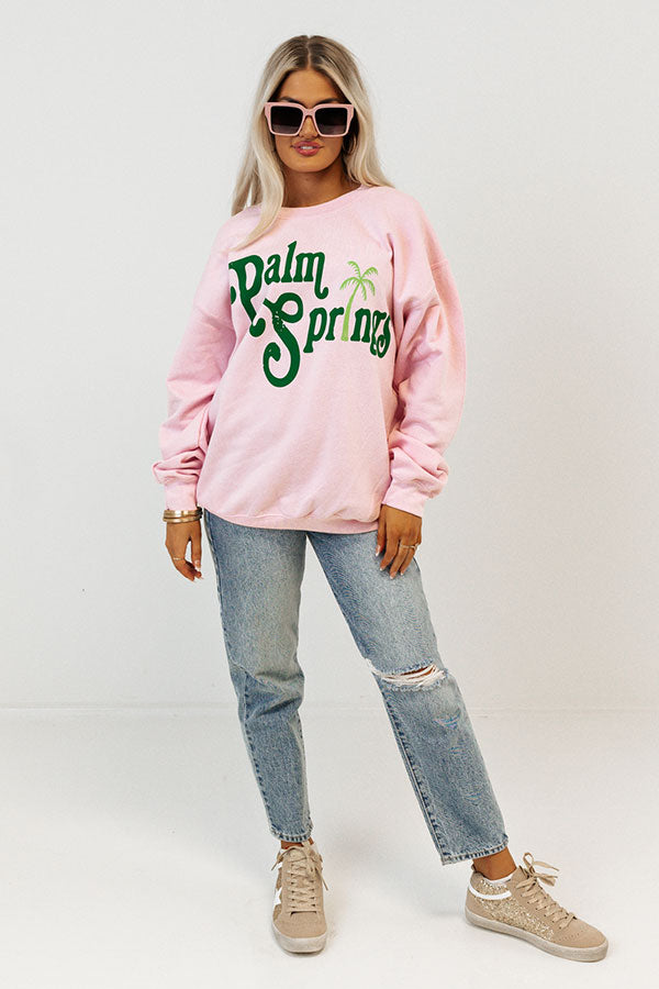 Palm Springs Graphic Sweatshirt