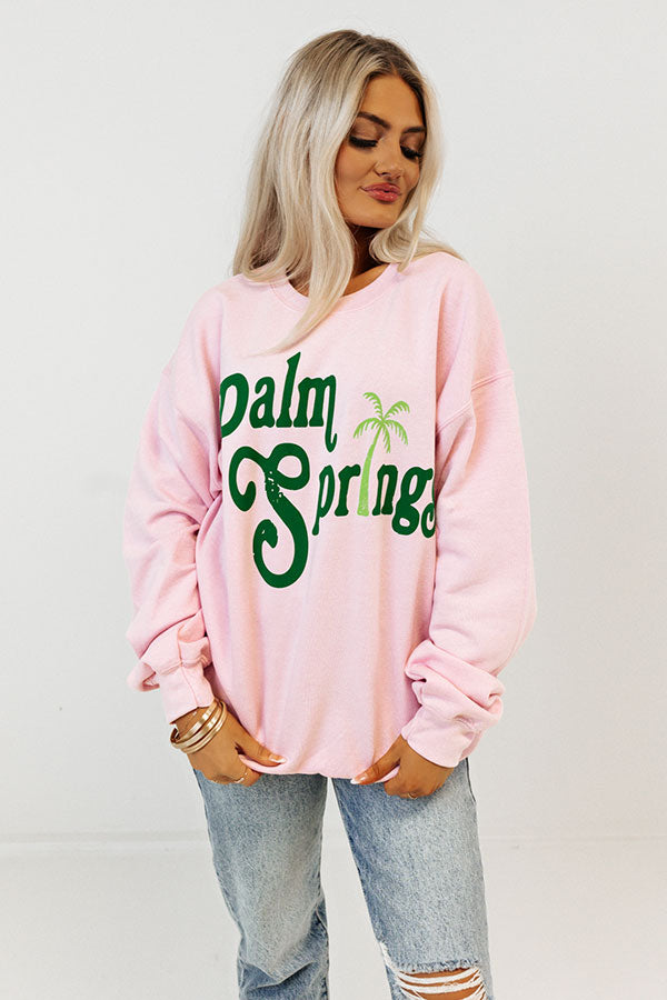 Palm Springs Graphic Sweatshirt