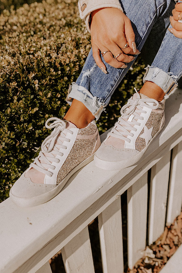 The Mia Vintage Sneaker In Pink Image - 1