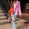 Memorable Meeting Color Block Blazer Image - 1