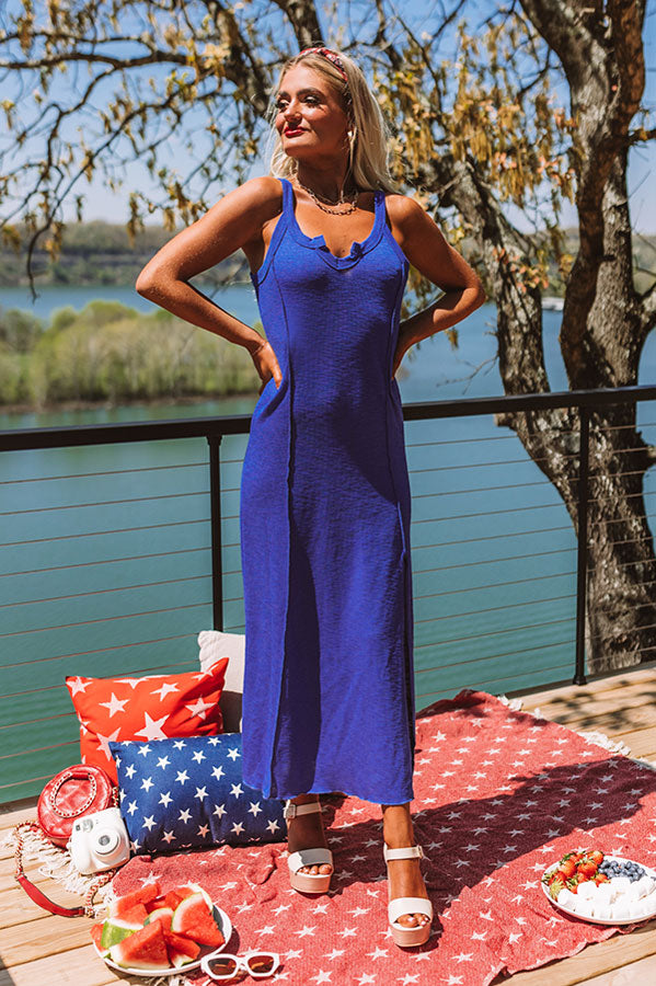 Malibu Pier Maxi In Royal Blue