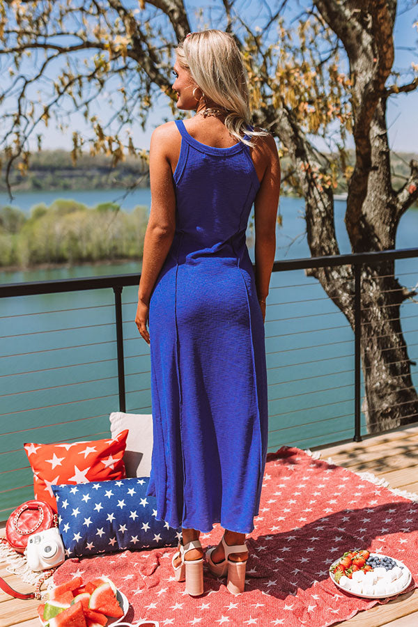 Malibu Pier Maxi In Royal Blue