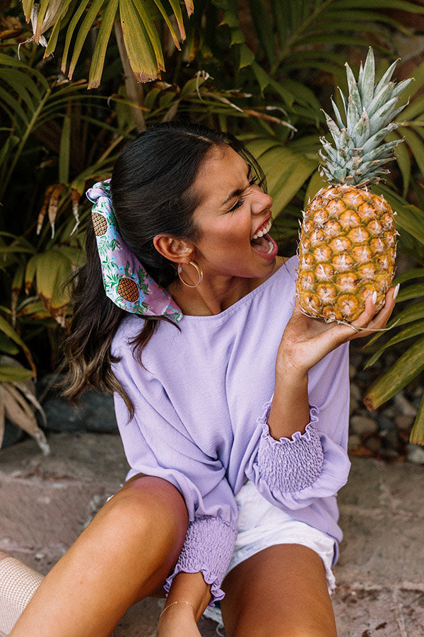 Finding Paradise Hair Tie In Violet