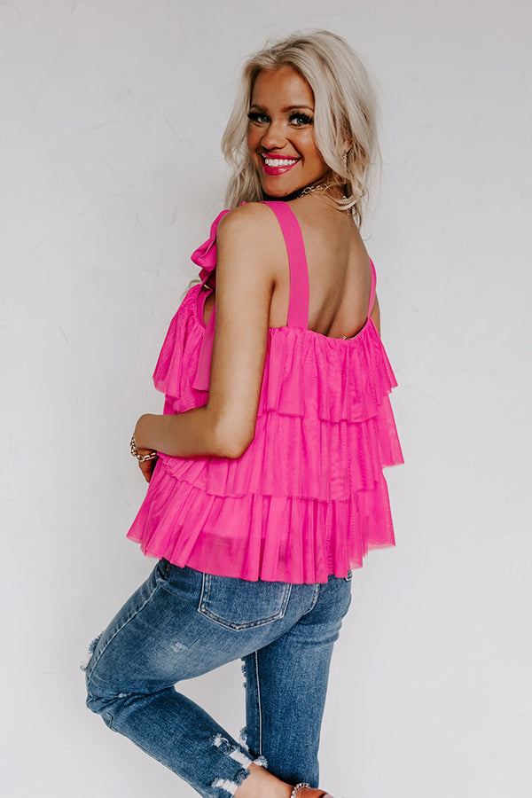 Big Deal Ruffle Top