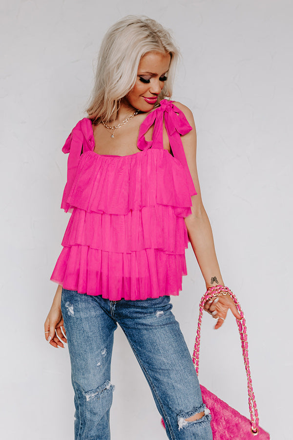 Big Deal Ruffle Top