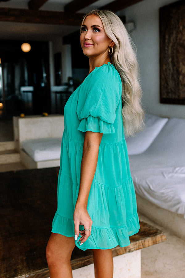 Light Of My Life Shift Dress In Green Light Of My Life Shift Dress In Green