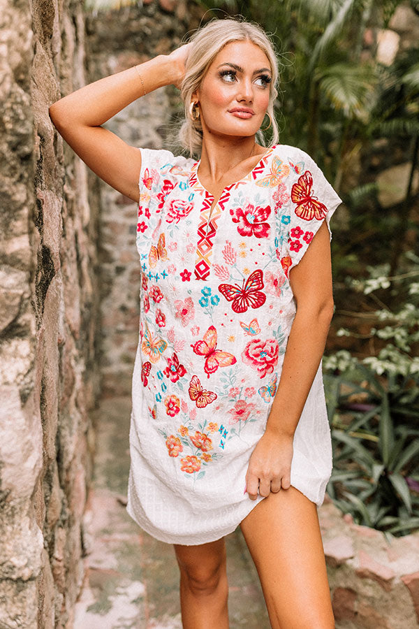 Craving Sunshine Embroidered Dress