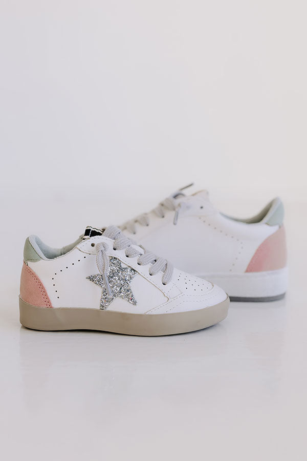 The Honeybee Children's Vintage Sneaker in Silver