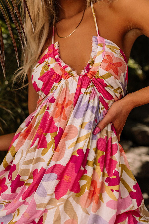 Cozumel Adventure Floral Maxi