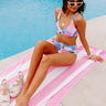 Clear Waters Color Block Bikini Top Image - 1