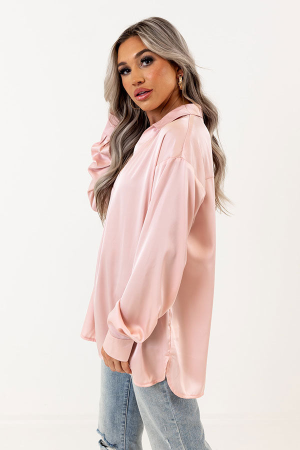 Reaching Out To You Shift Top In Pink