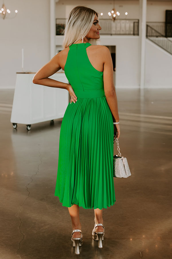 Champagne With A View Midi In Green Impressions Online Boutique Champagne With A View Midi In Green Impressions Online Boutique