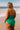 Turn Up The Waves One Piece Swimsuit in Green Curves