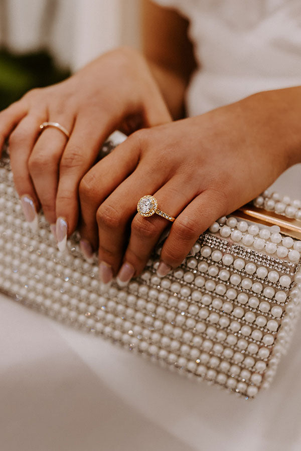 First Class Shimmer Ring In Gold