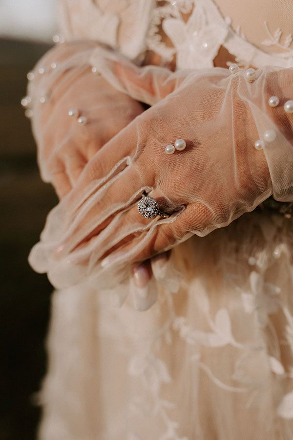 First Class Shimmer Ring In Silver