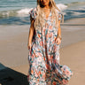 Fast Forward Floral Midi in Pink Curves Image - 1