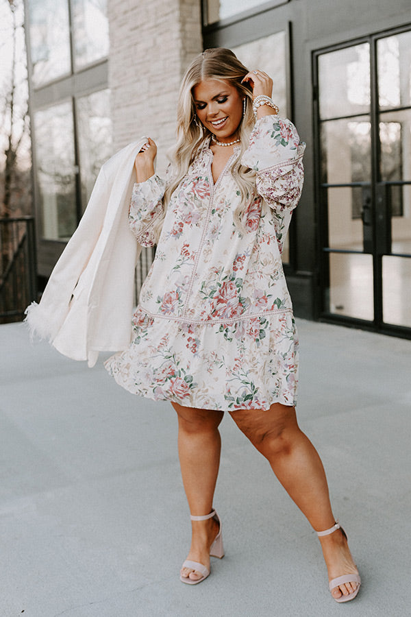 take me to brunch ivory lace shift dress Better Be Brunch Shift Dress in Cream Curves