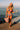 Cancun Crushing High Waist Color Block Bikini Bottom