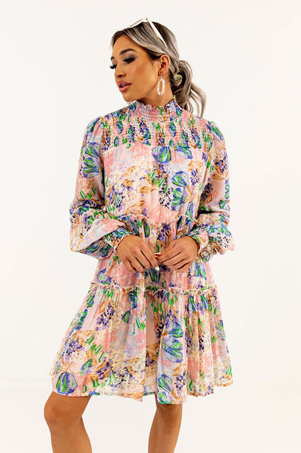 Coastal Kisses Floral Shift Dress