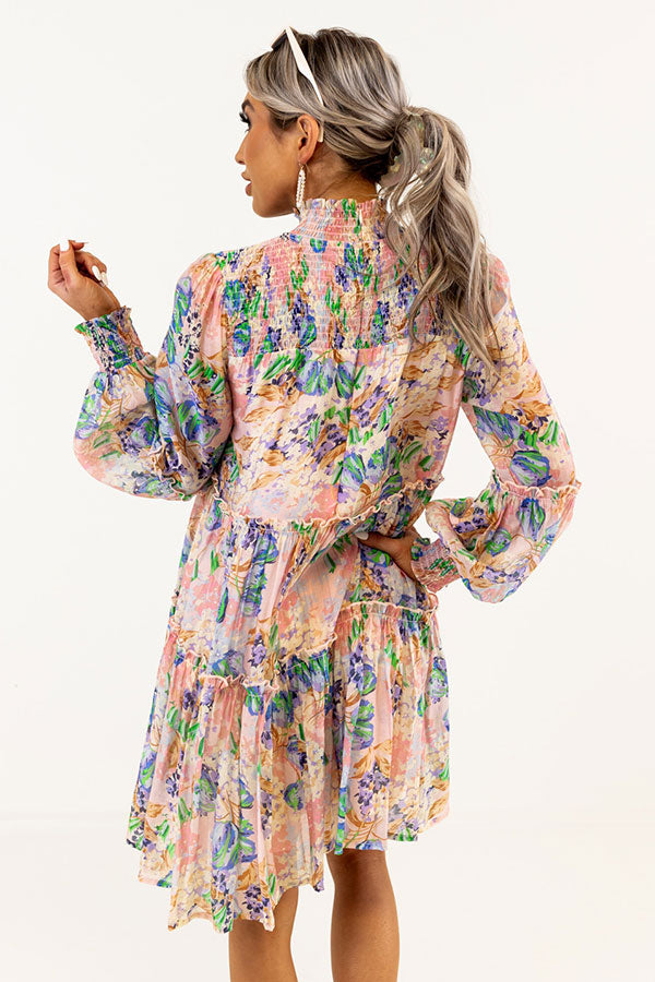 Coastal Kisses Floral Shift Dress