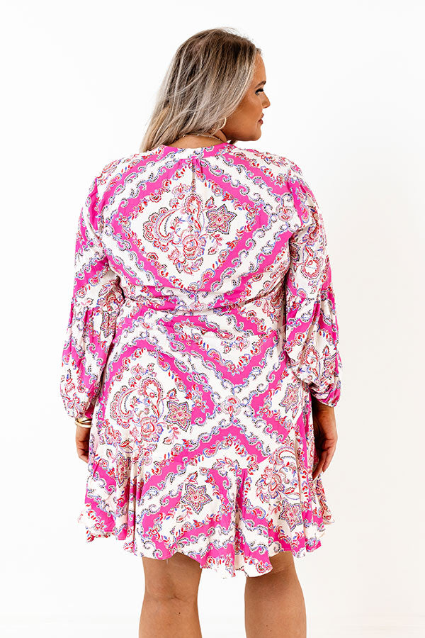 Classic And Keen Paisley Dress Curves