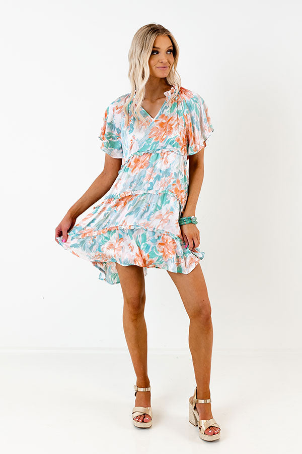 Coastal Ambiance Babydoll Dress