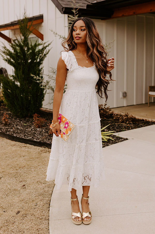 Hold You In My Memory Lace Midi