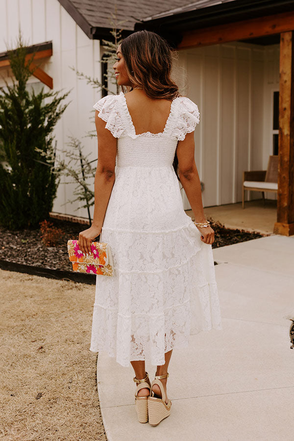 Hold You In My Memory Lace Midi