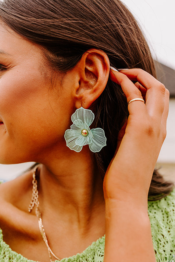 Paradise Dreaming Earrings in Seaglass