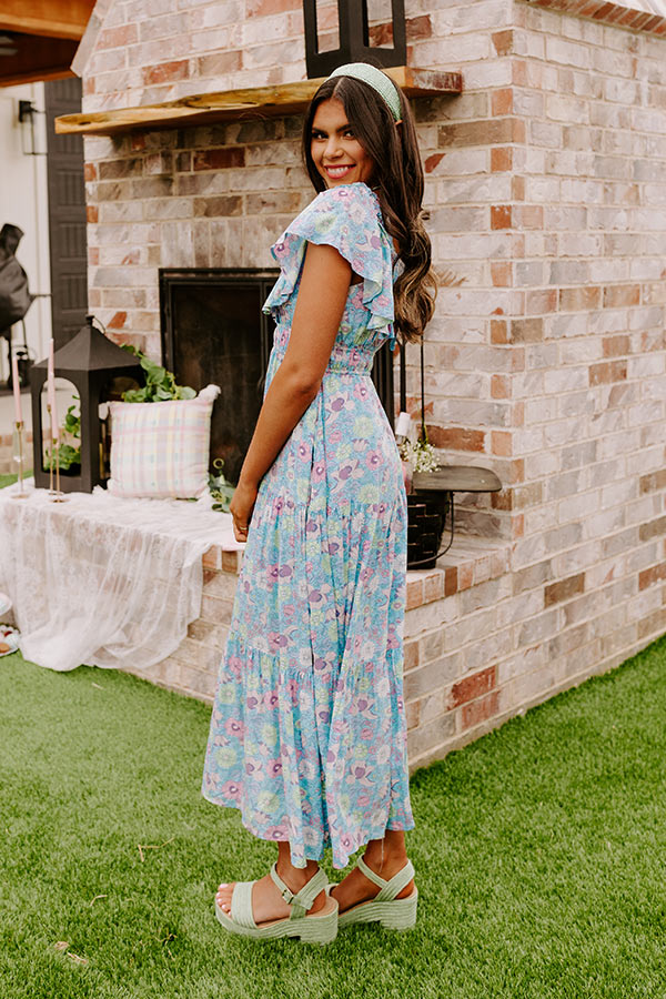 Caribbean Dreaming Floral Midi