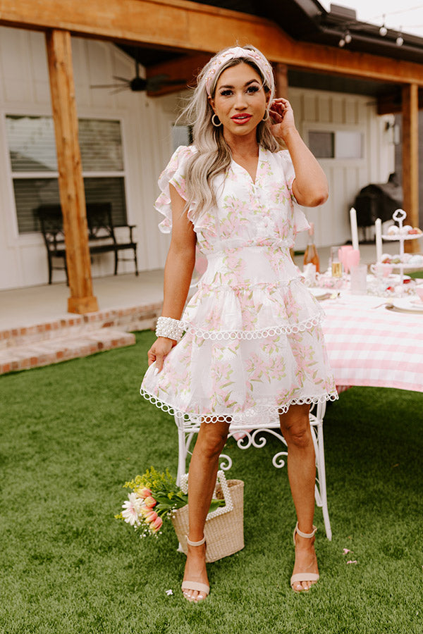 Pure Peace Floral Mini Dress