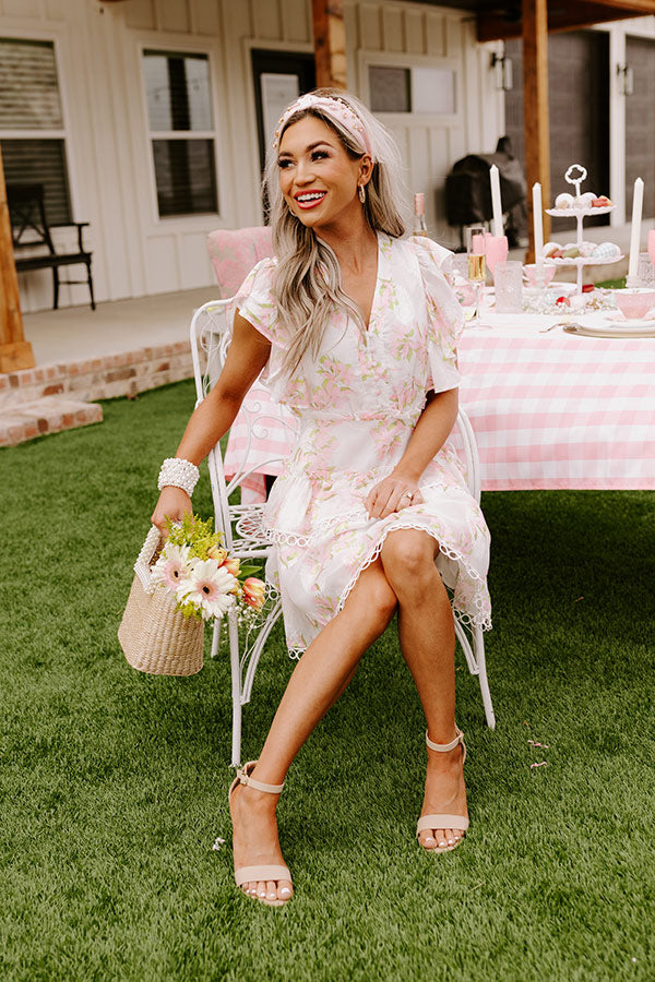 Pure Peace Floral Mini Dress