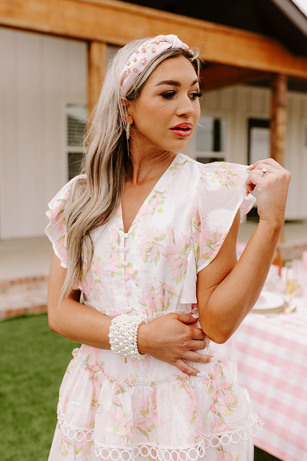 Pure Peace Floral Mini Dress